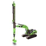 Smooth Clamshell Telescopic Arm Excavator Powered By Hydraulic Cylinder And Wire