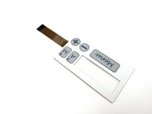 Small LED Light Membrane Control Panel With Scratch Coating Polycarbonate