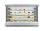 Grocery Multideck Open Chiller Drink Vegetable Fruits Display Fridge