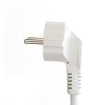 White 220V Euro Power Strip Surge Protector for Software Reengineering 3 Outlets