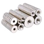 Strong Neodymium Rare Earth Magnet With Hole For Crafts Cabinets Workshop