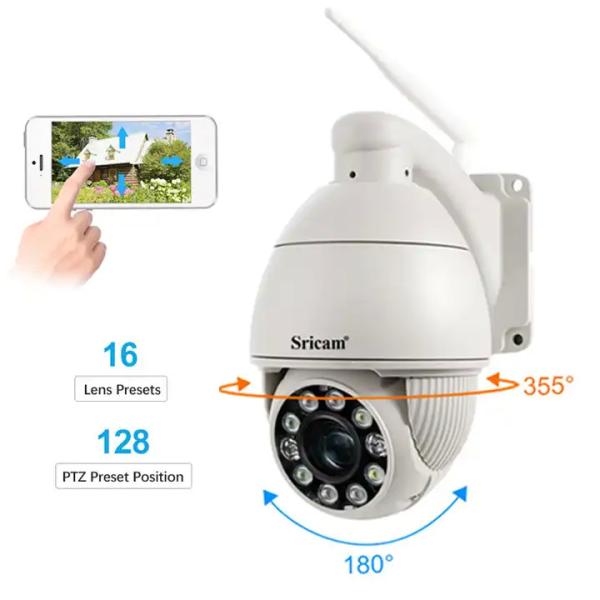 5MP Ptz Wifi Camera Outdoor Waterproof IP Camera SP008C Security Camera