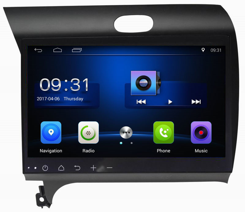 Ouchuangbo in dash audio radio stereo navigation android 8.1 for Kia K3 2013 support bluetooth AUX SWC