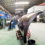 Custom Building Low Iron Hot Bent Glass Tempered For Project