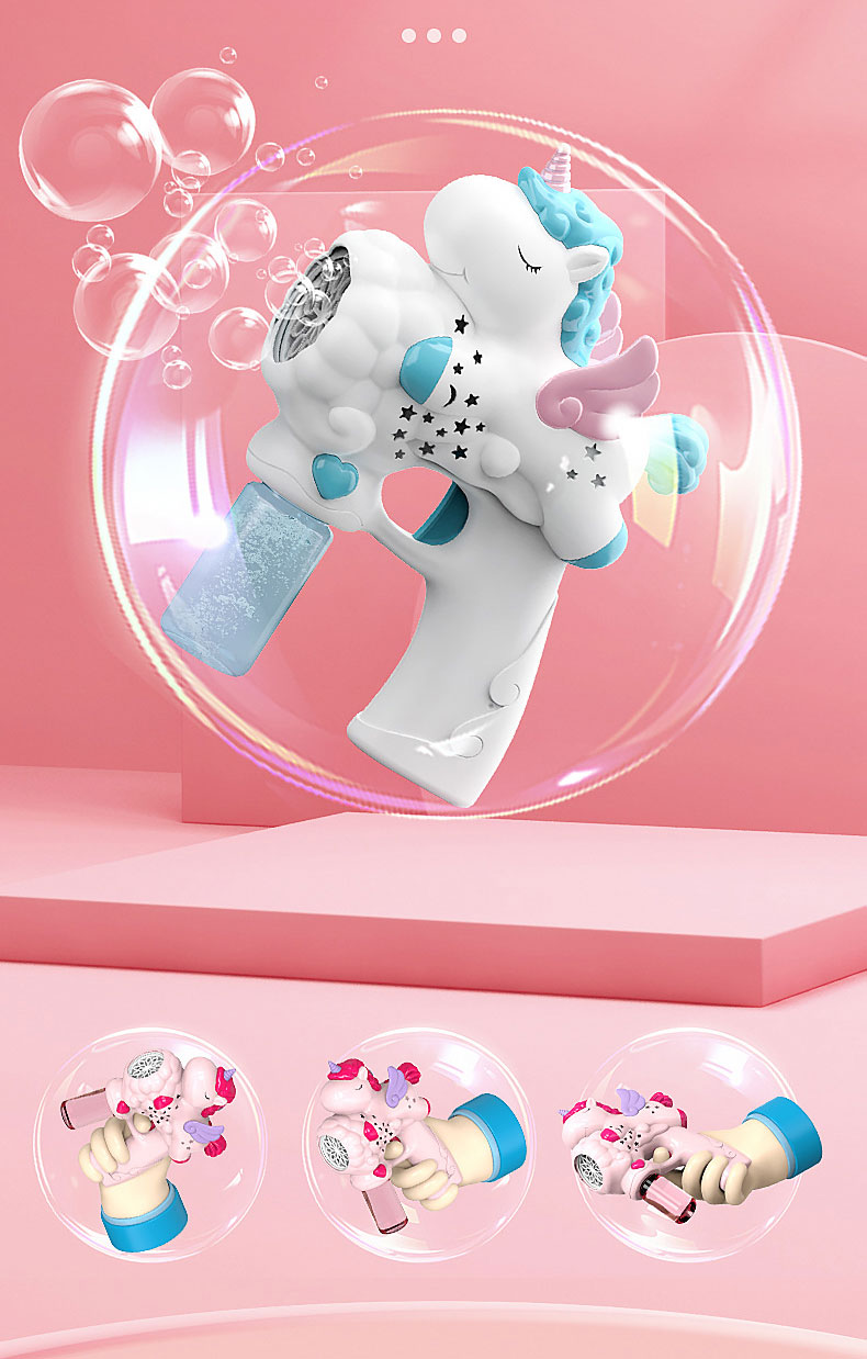 Kids' Musical Bubble Wand Durable Automatic Bubble Maker Other Educational Toys for Ages 2-4