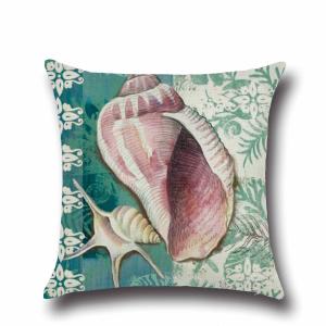 Wholesale Mediterranean Style Throw Pillow Case Sea Theme Decorative Square Cotton Linen Coastal Cushion Cover for 18 Inch Pillow from china suppliers