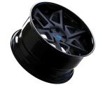6061 T6 Deep Dish Forged Wheels Round J Matt Black 19 Inch Rims