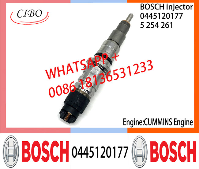 BOSCH 0445120177 5254261 Neutral Fuel Injector Assembly 0445120177 5254261 For CUMMINS