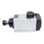 YFK 4.5KW Motor Square Flange CNC 18000rpm Air Cooled Spindle for Wood Carving