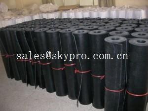 China Commercial grade 1mm / 2mm rubber sheet rolls 3800mm wide maximum on sale