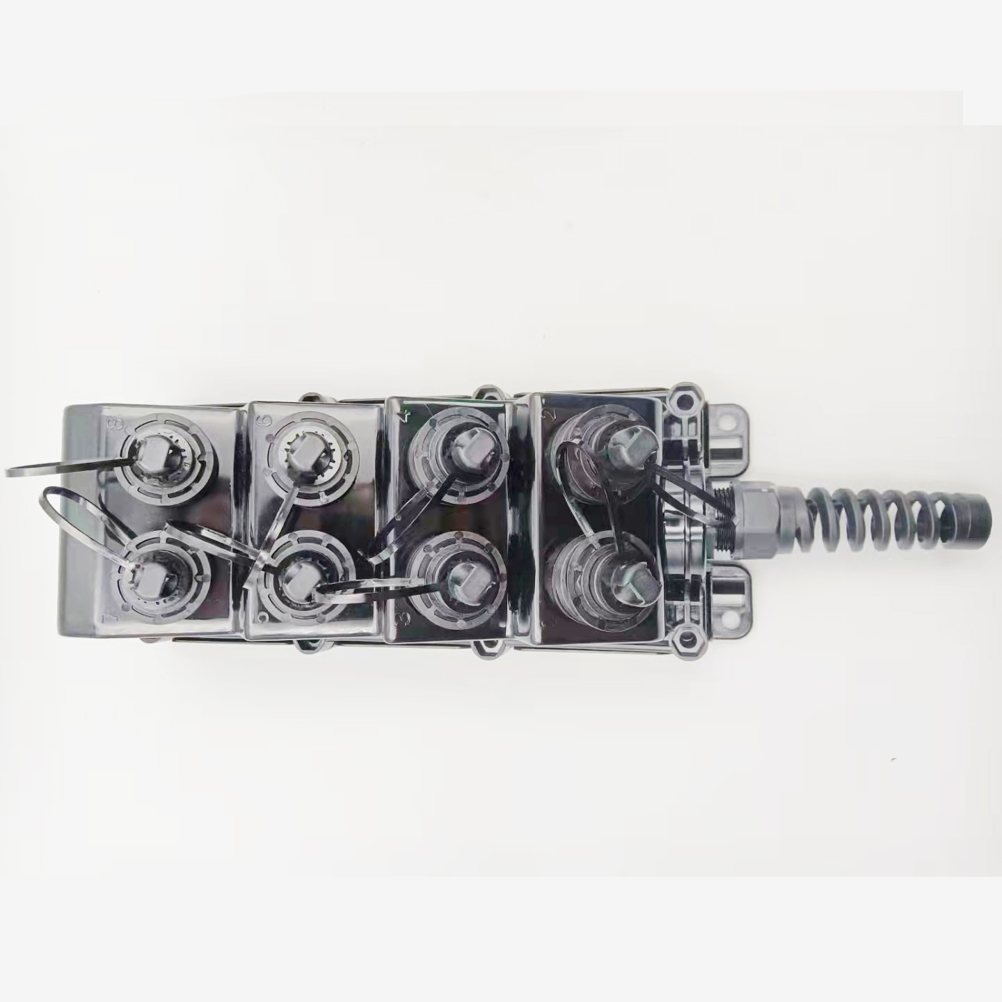 ODM 6 Port FTTX Fiber Optic Splice Closure Distribution Box For Prospecting Communication