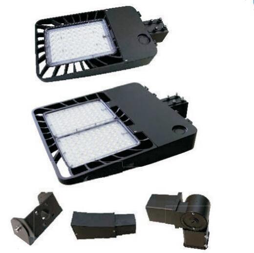 LED Shoebox Area Light Dimmable Streetlight Cree Chips 240W 140lm/w 480V Motion