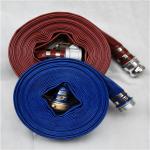 High Pressure Flexible Pump Water PVC Yellow/Blue/Red Irrigation Lay Flat Hose