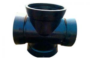 China Soil Pipeline Cross Tee Ductile Iron Pipe Fittings on sale