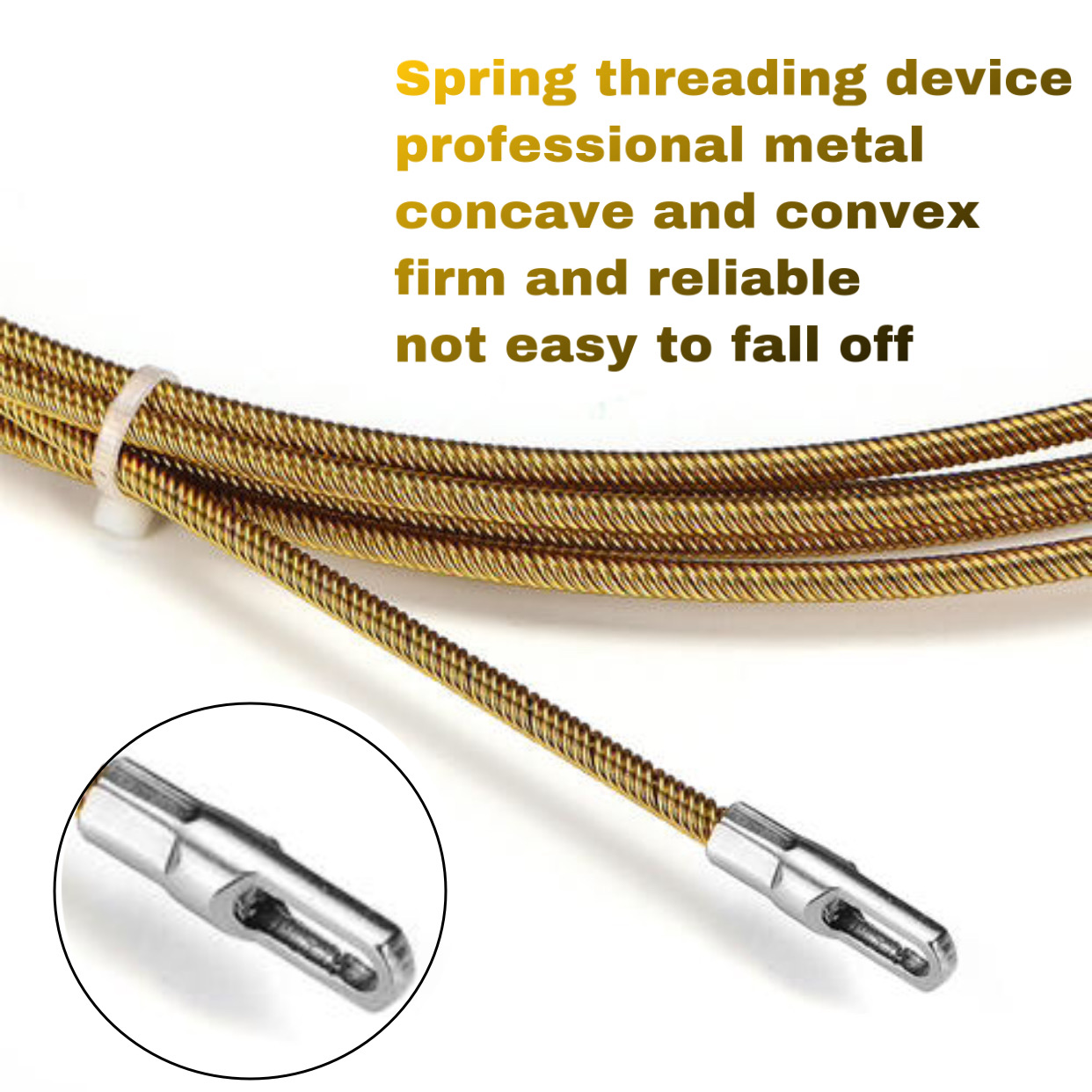Top Quality Spring Wire Cable Puller 10M Fish Tape Wire Puller Cable