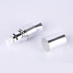 Silver Airless Cosmetic Bottles 10ml - 30ml Aluminum Multiple Capacity Lotion