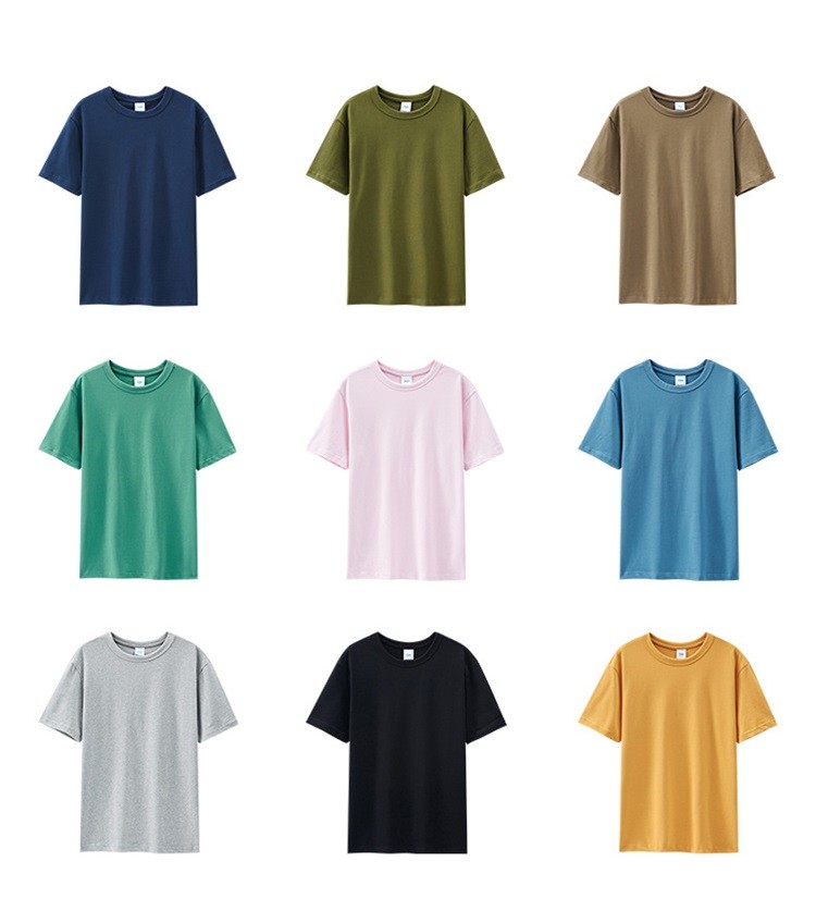 Thick 250Gsm Oversided Blank T Shirts Plain 100% Cotton For Printing