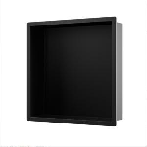 Wholesale Matte Black 304 Stainless Steel Shower Niches for Bathroom Tile Shampoo Niche Storage from china suppliers