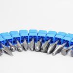SL Taper Radius End Metal Removal Carbide Burr Single Cut 6mm Shank LOGO