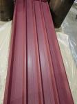 Textured Red Color Trapezoidal Roof Sheet Pre-Painted Galvanized Z275=G90 Super