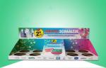 Professional Cardboard Pdq Display Box / Pdq Counter Display For Selling Bowels