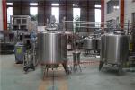 Stainless Steel Beverage Mixer Carbonated Drink Production Line With Piston