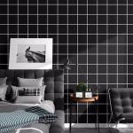 DIY Home Decoration Modern Design Style 3D Self Adhesive PVC Vinyl Wallpaper