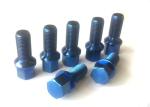 Ti6al4v Titanium Steering Wheel Bolts Wheel Hub Bolts And Nuts Blue Color