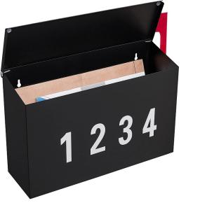 Wholesale Home Mailbox Large Mailbox, Mailbox for Outside, Matte Black Post Box from china suppliers