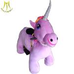 Hansel mall animal ride on walking motorized plush electric animal scooter for