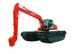 Heavy Equipment Excavator , 32 ton 0.8 CBM Bucket Hydraulic Amphibious Dredge
