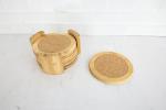 round shape tea coaster bar coaster with special design table coaster for high