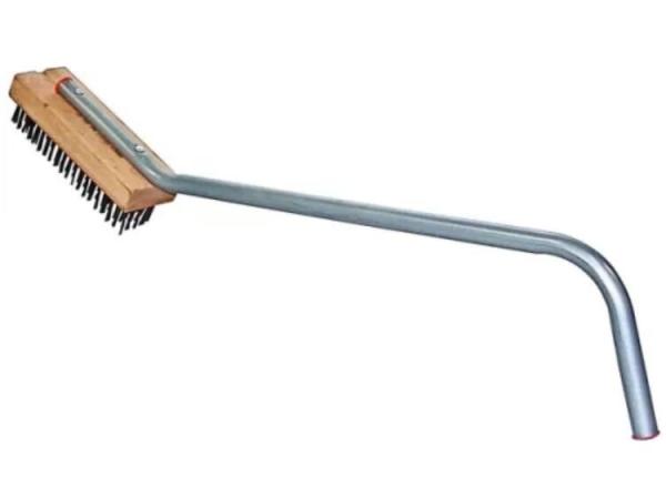 Angled Flat Steel Wire Heavy Duty Super Saver Grill Brush Replacement Head with