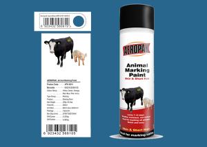 Wholesale Lsuzu Blue Animal Marking Paint AEROPAK Brand ROHS Certificated For Sheep from china suppliers
