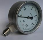 Stainless Steel Oil Filled Pressure Gauge 2.5" 1bar 0 Thread 1/4"BSP