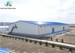 Sound / Heat Insulation Pre Engineered Light Steel Structure Logistics Warehouse