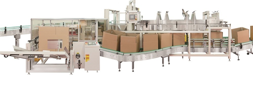 High Speed Chemical Packaging Machine Auto Carton Packing Machine 8-16 Cartons / Minute