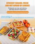 3500ml/7.5LB, Sturdy Aluminum Foil Pans With Lids For Cooking, Baking, Reheating