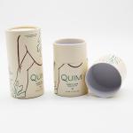 Reusable Cardboard Tube Gift Box , Empty Cardboard Deodorant Containers