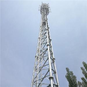 Wholesale 3 Legged 60m Galvanized Angle Steel Self Supporting Telecom Tower from china suppliers