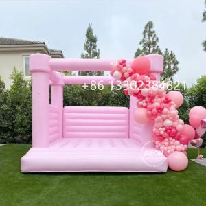 Wholesale Commercial Grade Light Pastel Color Bounce House Inflatable Jumping White Bouncy from china suppliers