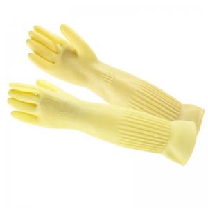 China 45CM Length Extra Long Cleaning Gloves 120G/Pair Unflocked Lining Kitchen on sale