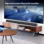 Powerful Rechargeable Bluetooth Soundbar Speaker With 3.5mm AUX Input