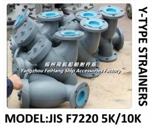 China JIS F7220 5k/10k Cast iron Y-type Strainers on sale