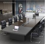 OEM ODM YES Black Modern Wooden Meeting Table for Office Furniture and