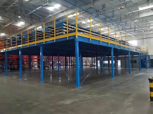 Steel Structure Mezzanine Floor, Professional Designing Storage Shelf /