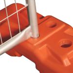 Anti Rust Galvanized Construction Barrier , Low Carbon Steel Temporary Fence