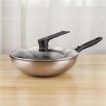 Stainless Steel Non Stick 32cm Fry Pan LFGB Certification Honeycomb Frying Pan
