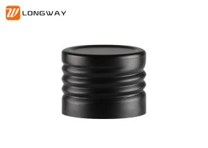Wholesale R24 Black Aluminum Bottle Caps For Acceptable Size Plastic Or Glass Bottle from china suppliers