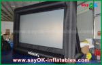 Backyard Movie Screens PVC Custom White / Black Inflatable Projection Screen